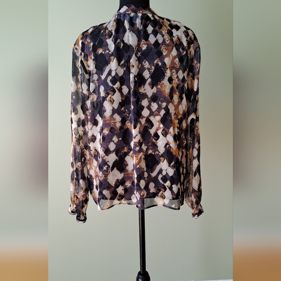 📌📌Sz PXL Simply Vera Wang 2-Piece Chiffon Floral Top - Picture 4 of 7